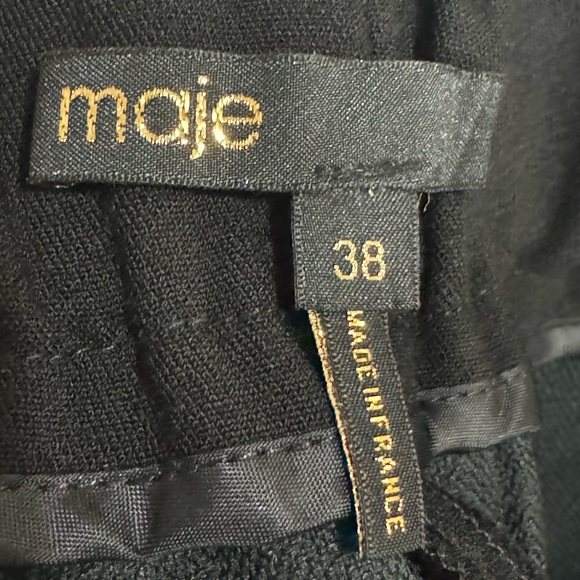 Maje Skorts Size 38 Black - Picture 5 of 5